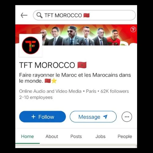 Lancement du lien TFT Morocco